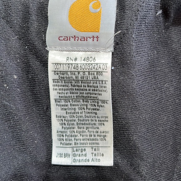 Carhartt large tall brown coat - Picture 7 of 10